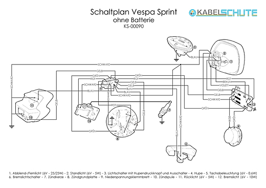 Kabelbaum Vespa Sprint