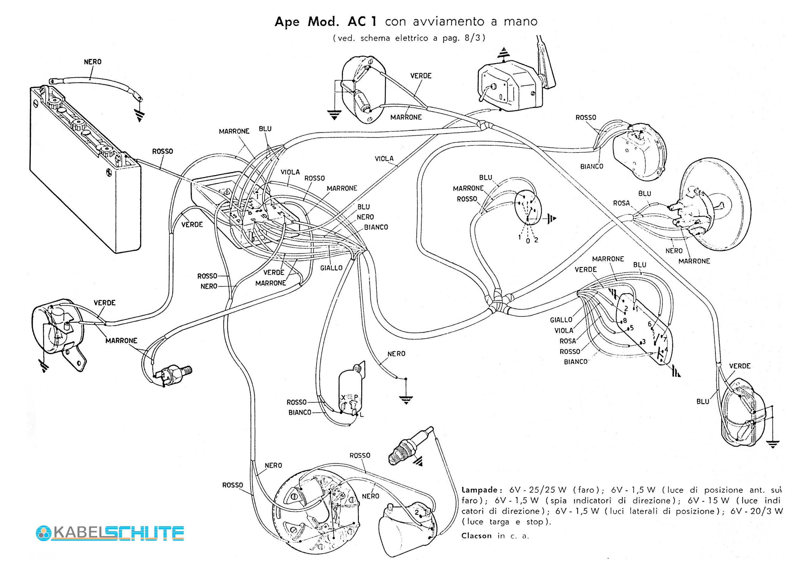 Ape 50 Schaltplan Kostenlos - Wiring Diagram