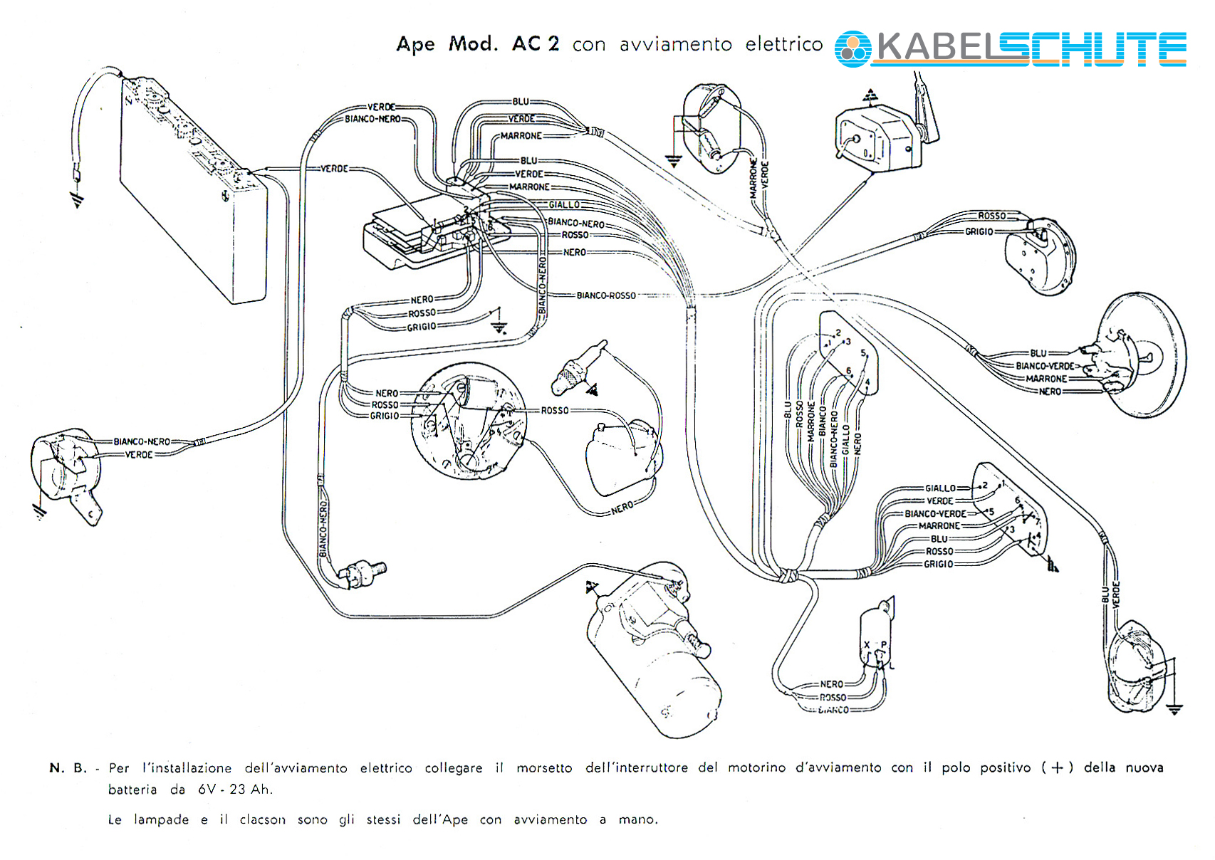 Schaltplan Ape 50 Tl6t Wiring Diagram - vrogue.co