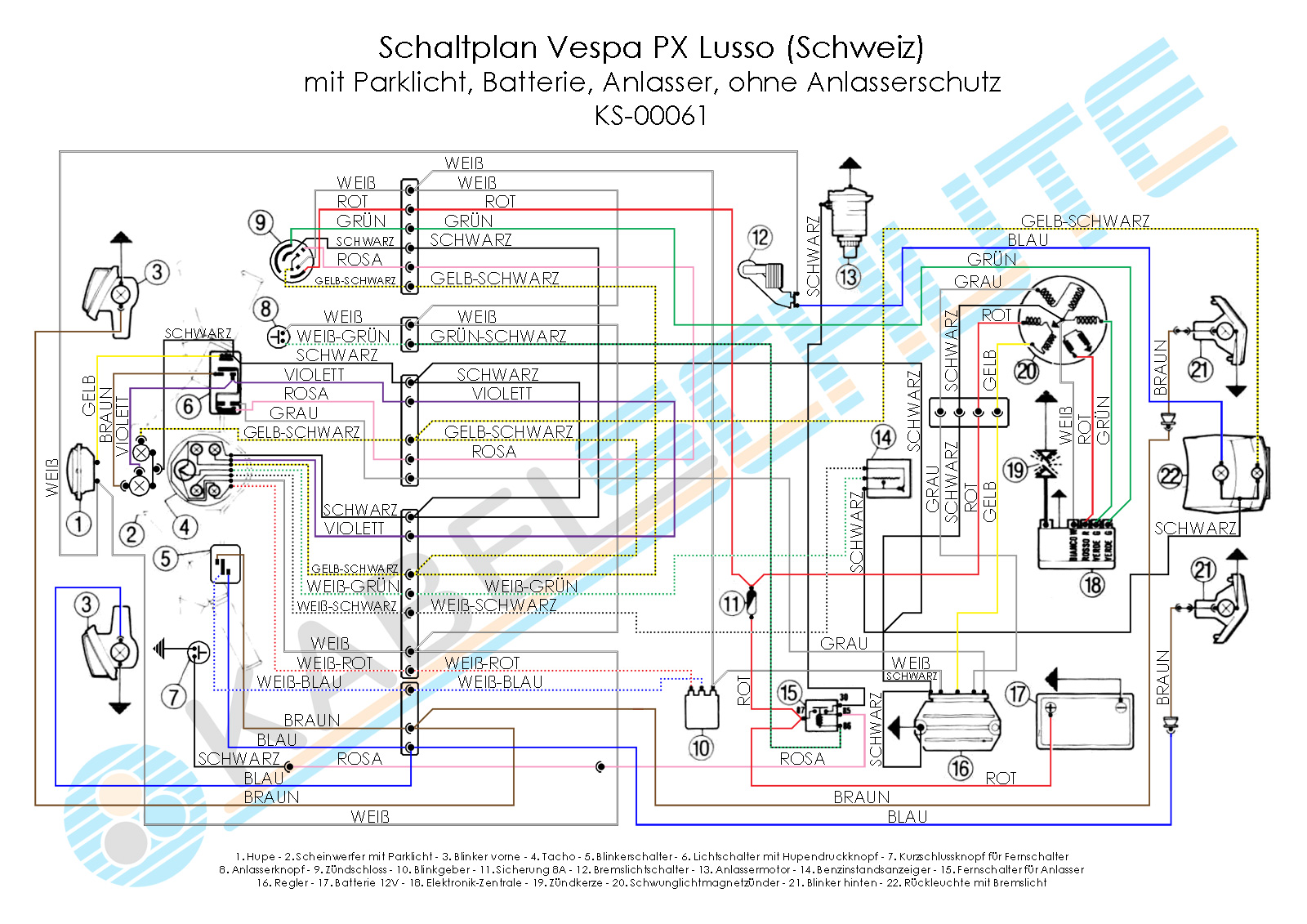 Schaltplan Zundschloss - Wiring Diagram