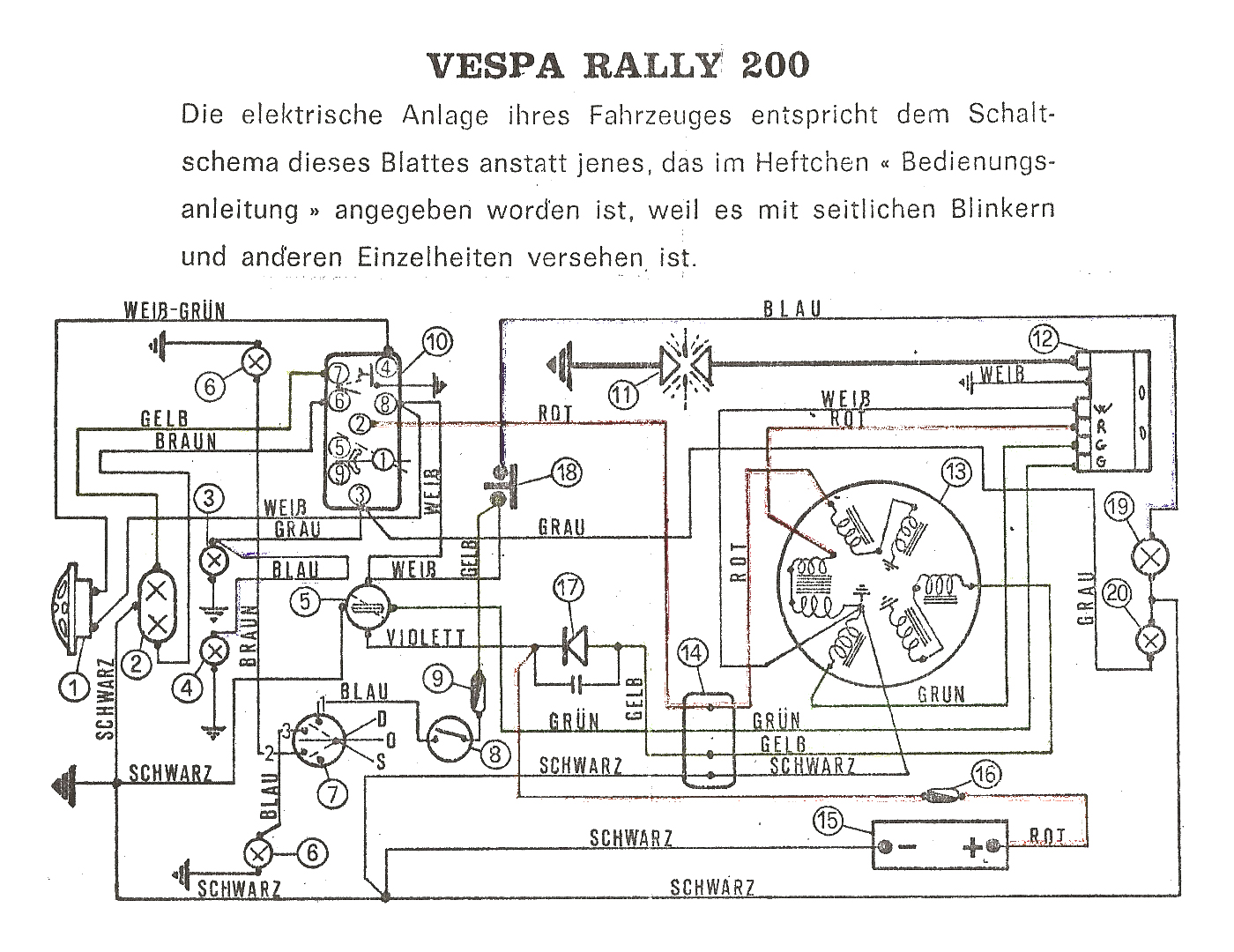 Blinker Anlage Schaltplan - Wiring Diagram